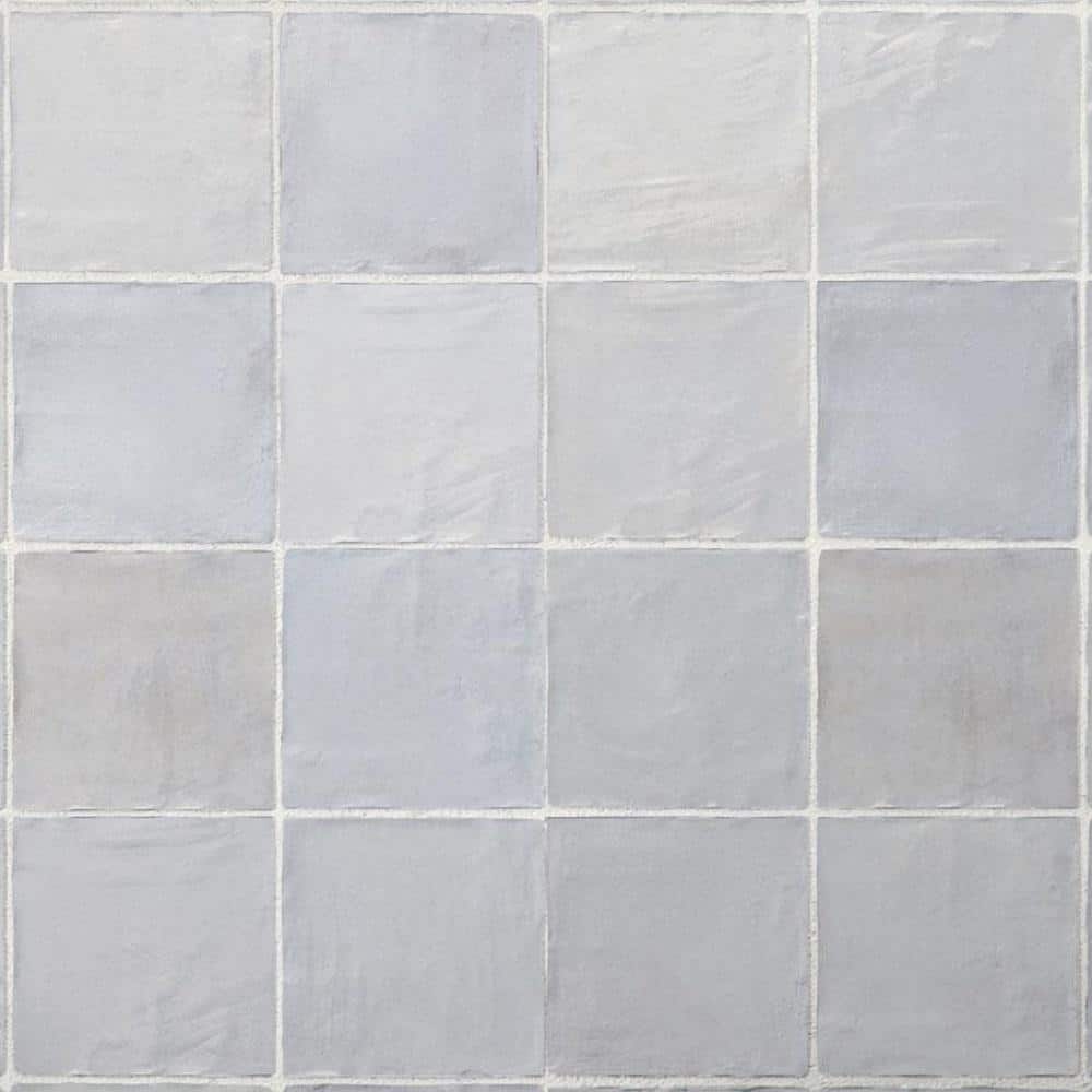 Lavanda Blue 5x5 Polished Ceramic Subway Tile
