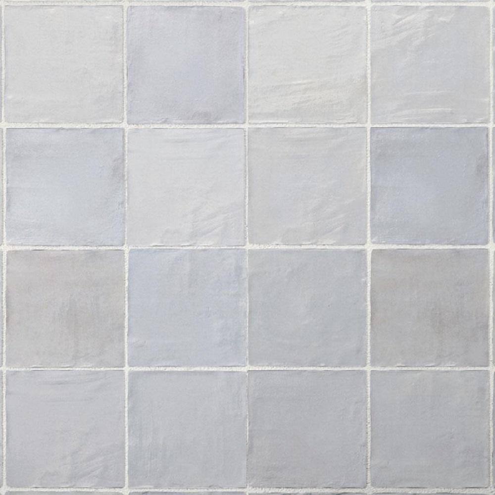 Lavanda Blue 5x5 Polished Ceramic Subway Tile