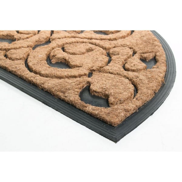 48 in. x 30 in. Coir;Rubber Outdoor Door Mat