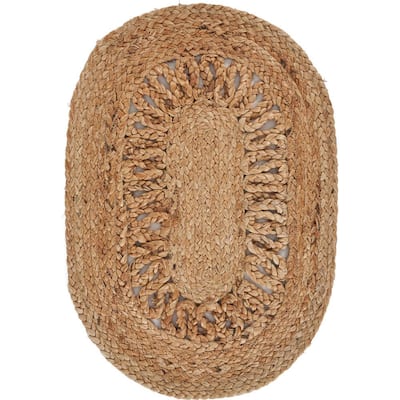 Rustic 19 in. x 13 in. Brown Natural Jute Placemats ( Set of 4 )