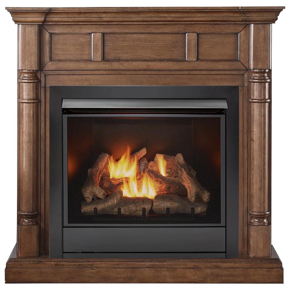FDI32R-M-WN Full Size Dual Fuel Ventless Fireplace - 32,000 BTU, Remote Con