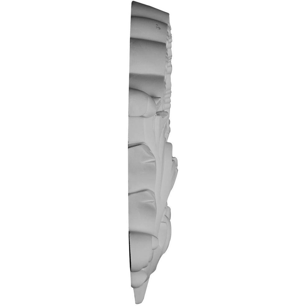 Primed White Polyurethane Shell Onlay Scroll