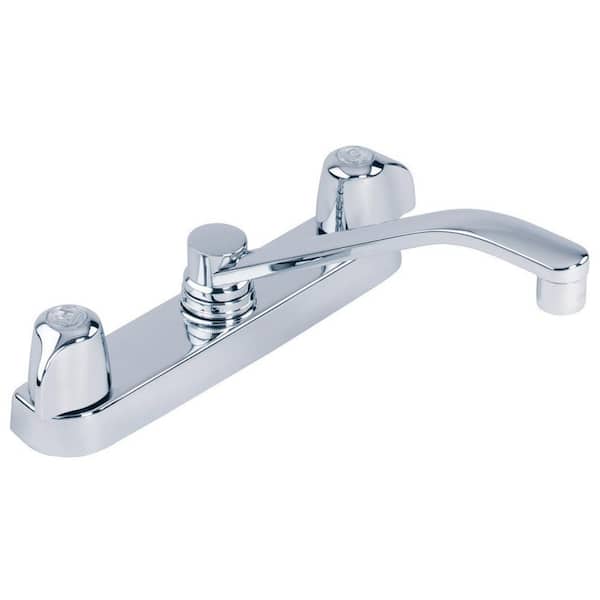 Gerber Gerber Classics 2-Handle Deck Mount Standard Kitchen Faucet in Chrome