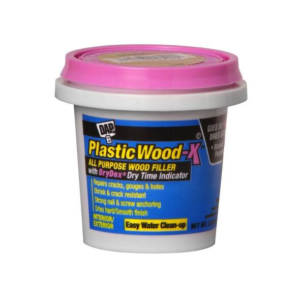 Dap Plastic Wood X With Drydex 5 5 Oz All Purpose Wood Filler 12 Pack 7079800540 The Home Depot