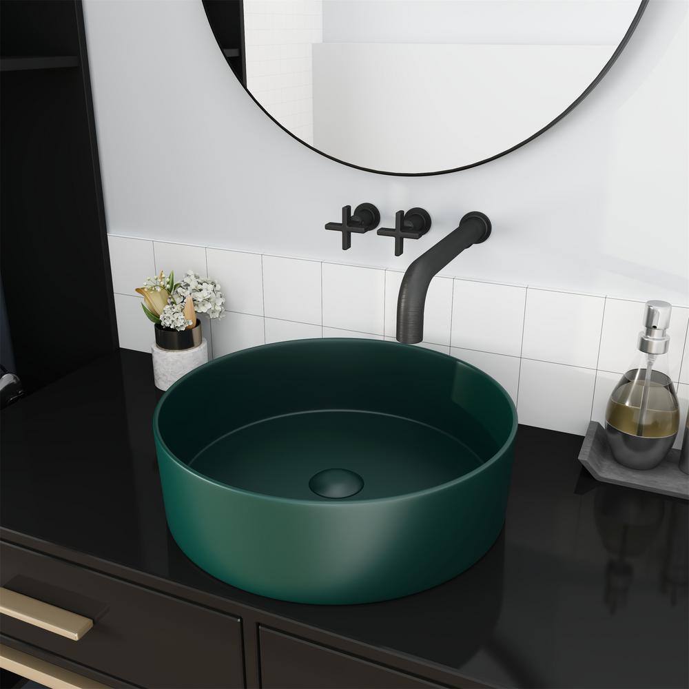 Dark Green Bathroom Sink