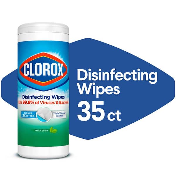 Clorox 35-Count Fresh Scent Bleach Free Disinfecting Cleaning Wipes