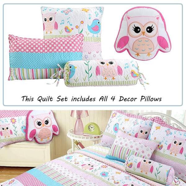 Cozy Line Home Fashions Decorative Pillow Cute Owl 