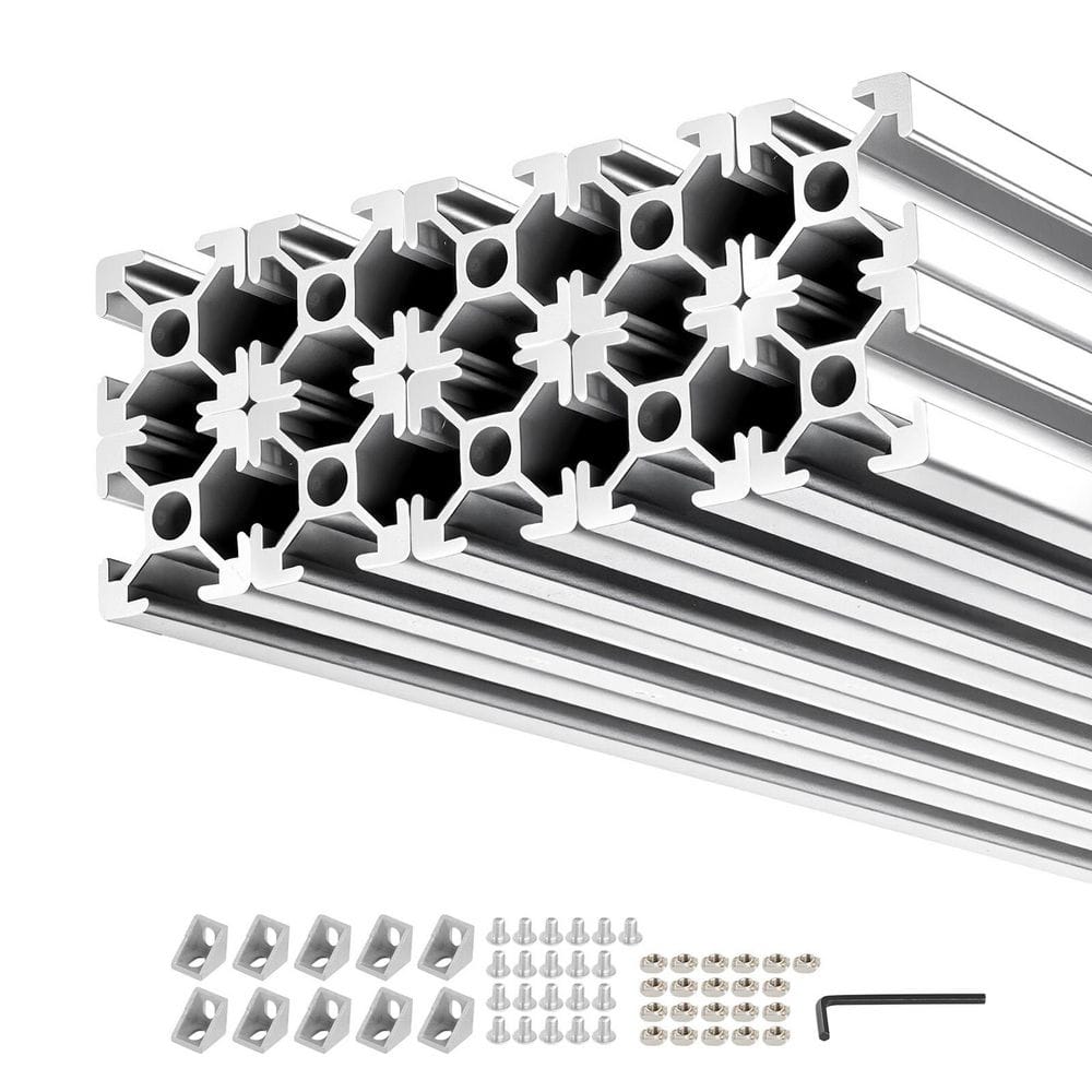 10PCS 2020 Aluminum Extrusion Profile, 39.37 in. 1000 mm, Durable, T Slot European Standard Anodized Linear Rail, Silver price history on PriceWatchPro
