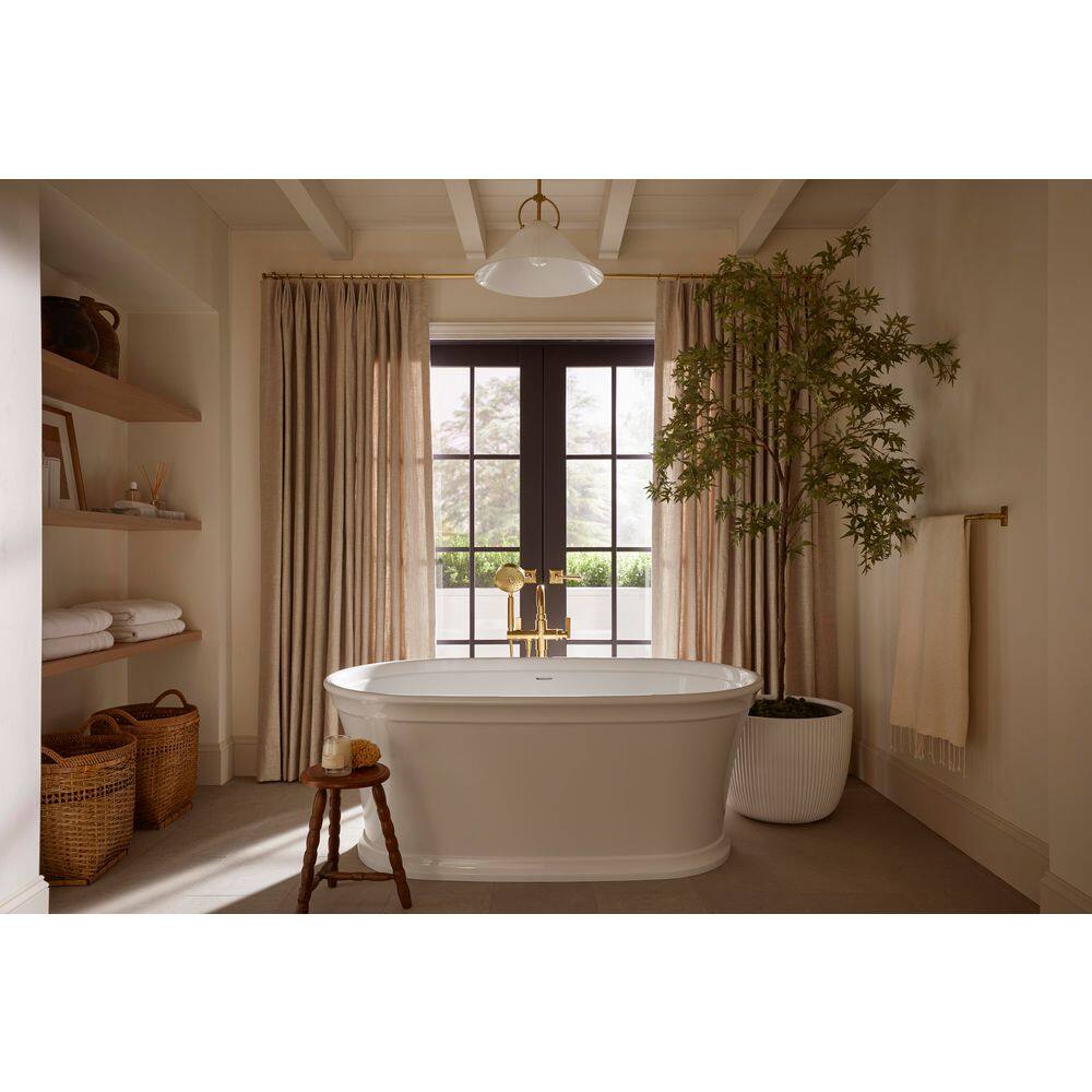 Vibrant Brushed Moderne Brass 18" Wall Mounted Towel Bar
