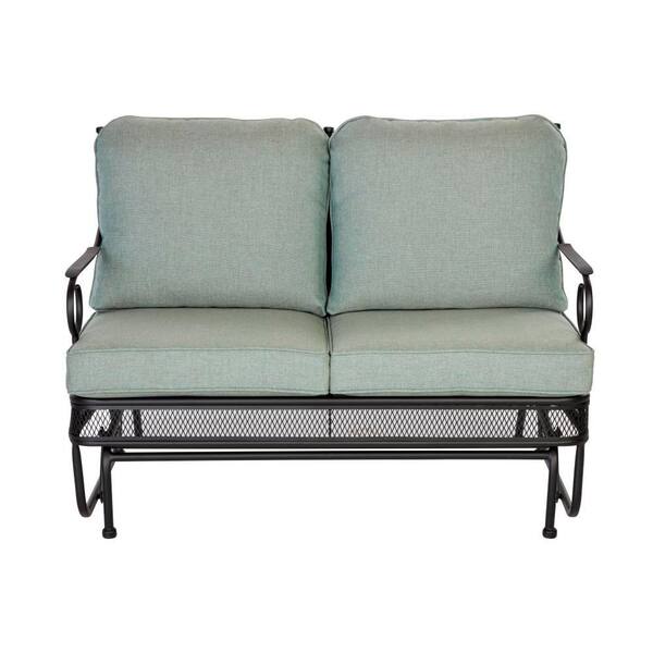 hampton bay glider loveseat