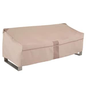 Monterey Water Resistant Outdoor Patio Loveseat Cover, 82.5 in. W x 38 in. D x 38.25 in. H, Beige