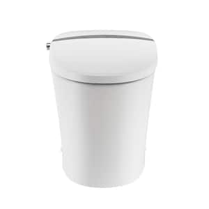 Avancer Smart Tankless 1-piece 1.1/1.6 GPF Dual Flush Elongated Toilet in White, Touchless Vortex, Seat Included
