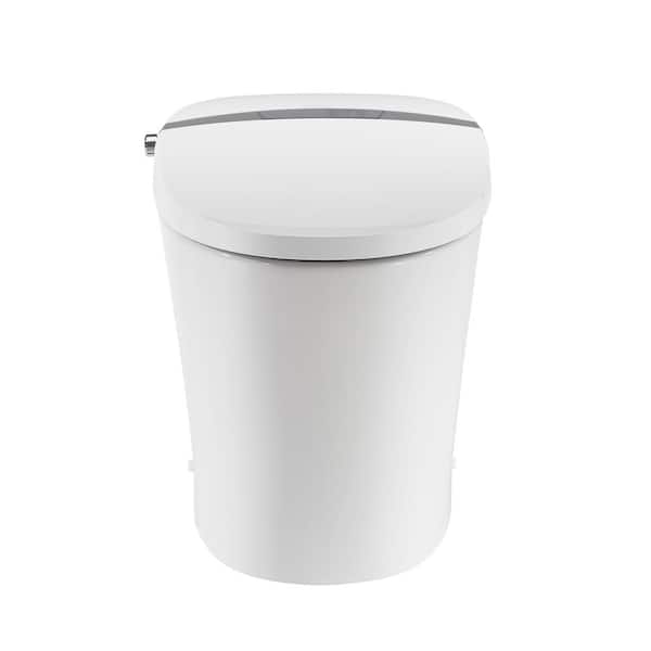 Swiss Madison Avancer Smart Tankless 1-piece 1.1/1.6 GPF Dual Flush Elongated Toilet in White, Touchless Vortex, Seat Included