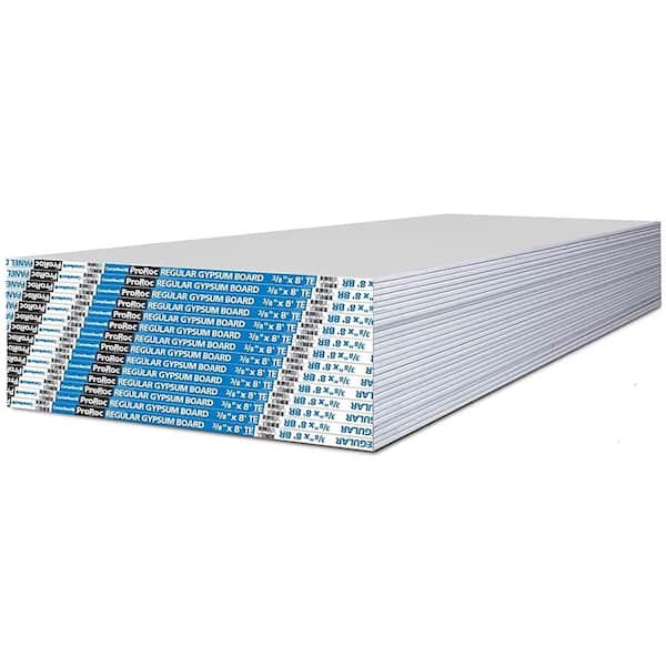 3/8 in. x 4 ft. x 8 ft. Regular Sheetrock Drywall