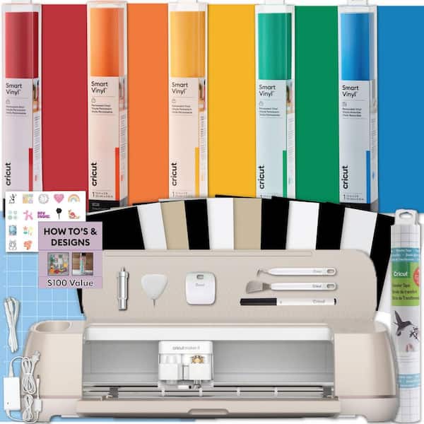 Cricut Maker 4-Smart Cutting Machine Bundle with Printable Sticker
