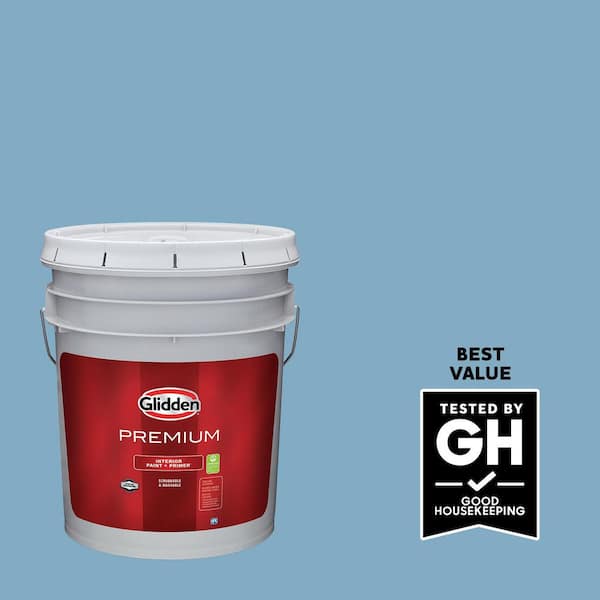 Glidden Premium 5 gal. PPG1157-4 Arabella Flat Interior Latex Paint