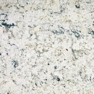 3 in. x 3 in. Granite Countertop Sample in White Ice