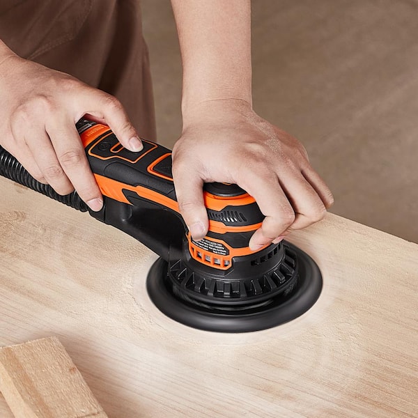Random Orbital Sander 5 and 6 in. 110A Corded 350-Watt Brushless Orbital Sander 10K PRM 6-Variable Speed Electric Sander