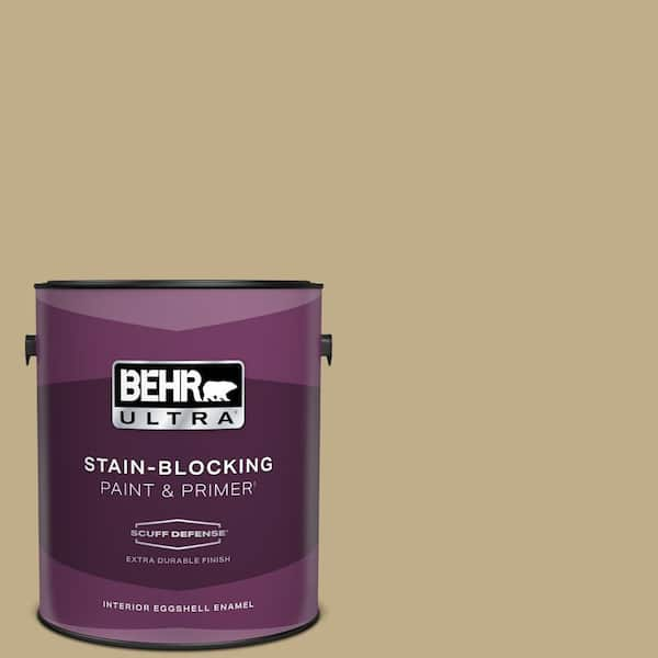 BEHR ULTRA 1 gal. #S320-4 Oat Field Extra Durable Eggshell Enamel Interior Paint & Primer