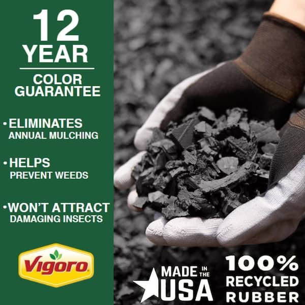 75 cu. ft. Black Recycled Rubber Mulch (50 Bags)