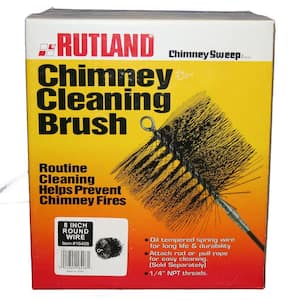 8 in. Chimney Sweep Round Wire Chimney Cleaning Brush