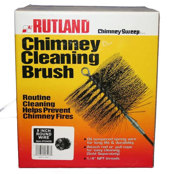 8 in. x 12 in. Chimney Sweep Rectangular Chimney Cleaning Brush