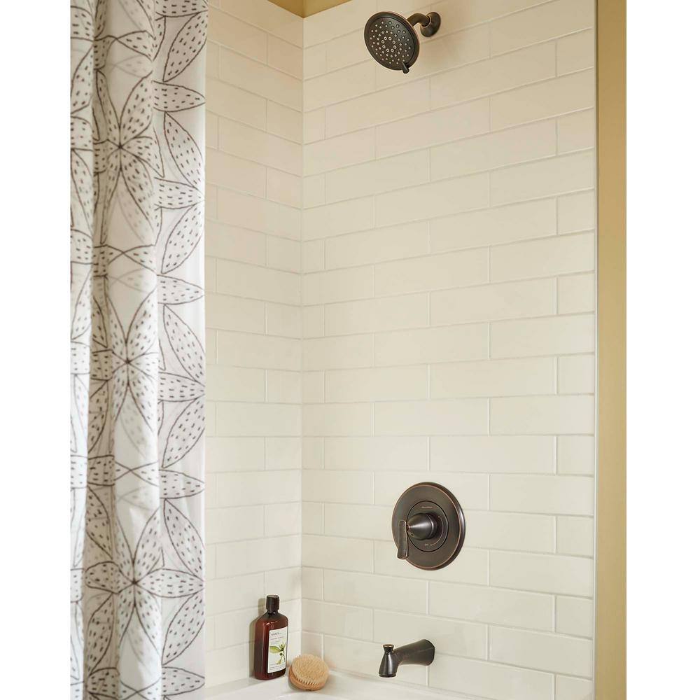 Legacy Bronze Round Multi-Function Wall Mounted Shower Kit