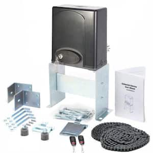 Automatic Sliding Gate Opener Kit with 2 Remote Controls 1400 lbs.