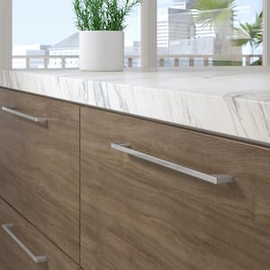 Armadale Collection 12 5/8 in. (320 mm) Chrome Modern Rectangular Cabinet Bar Pull