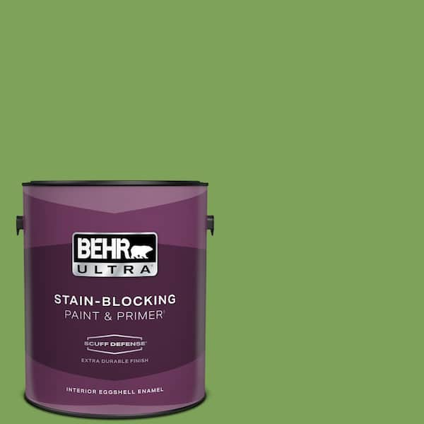 BEHR ULTRA 1 gal. #P380-6 Springview Green Extra Durable Eggshell Enamel Interior Paint & Primer