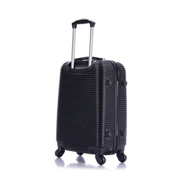 InUSA Royal lightweight hardside spinner 20 in. carry-on Black