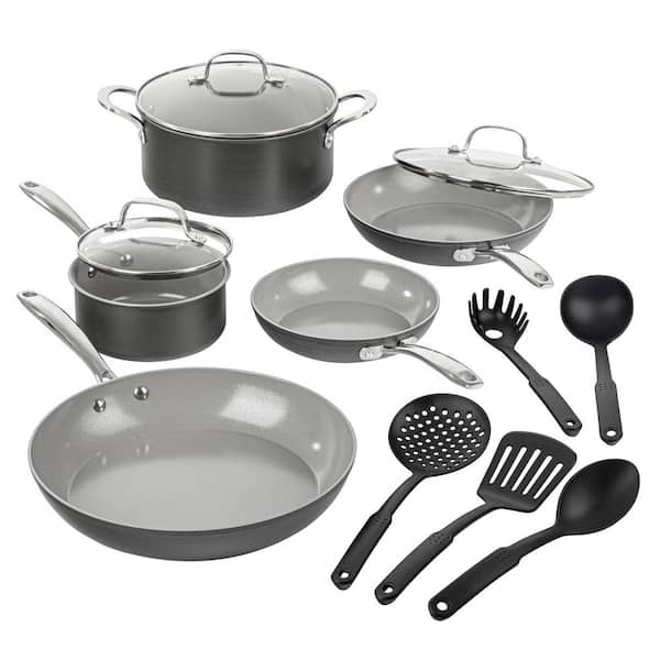 Hard Anodized 13 Pc Cookware Set