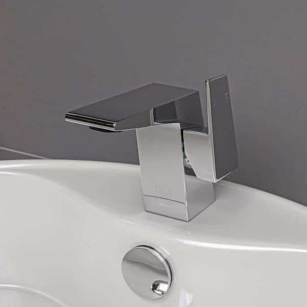 ALFI BRAND AB1470-PC Single Hole Single-Handle Bathroom Faucet in Polished Chrome