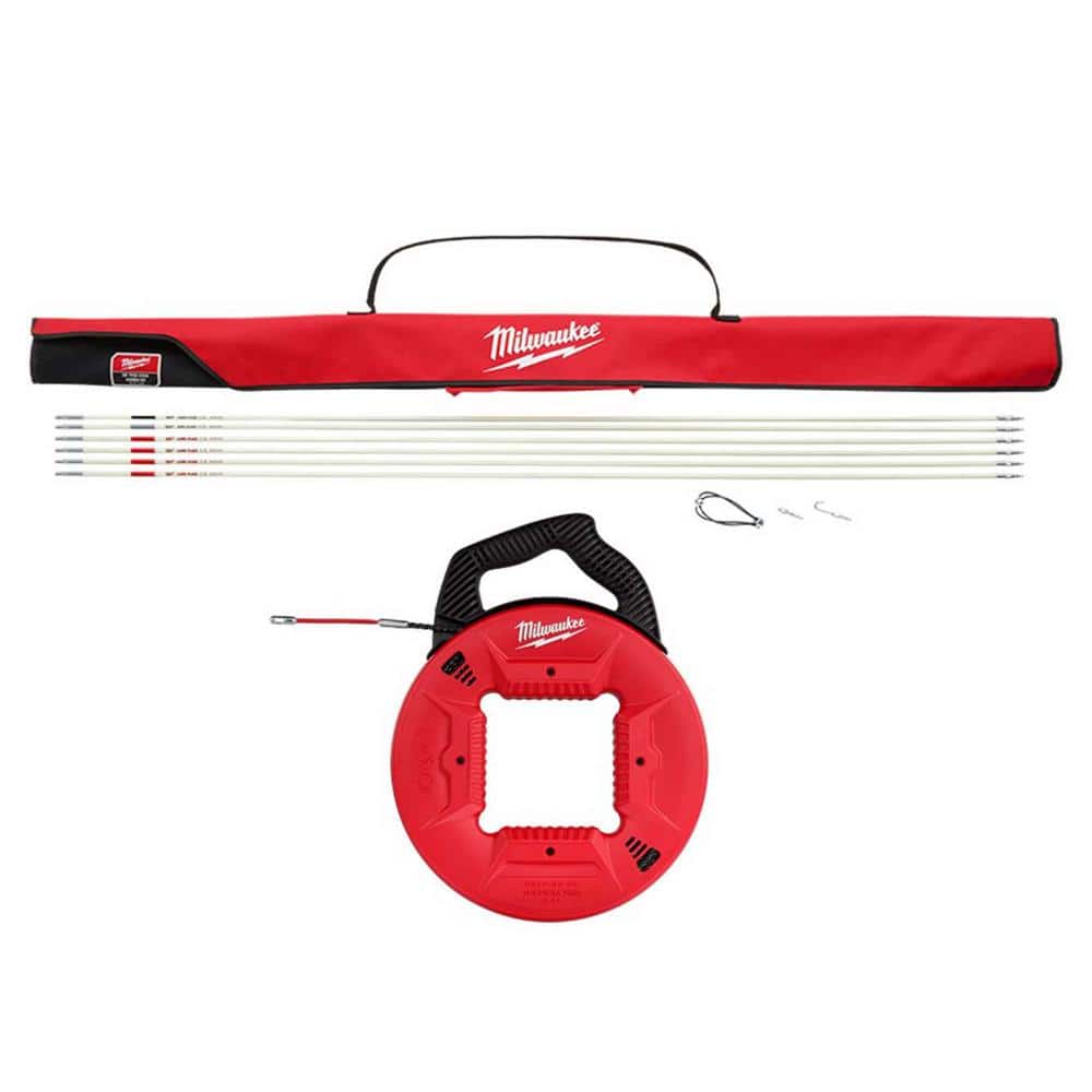 30 ft. Fiberglass Fish Stick Low/Mid/High Flex Combo Kit with 100 ft. Polyester Fish Tape with Flexible Metal Leader price history on PriceWatchPro