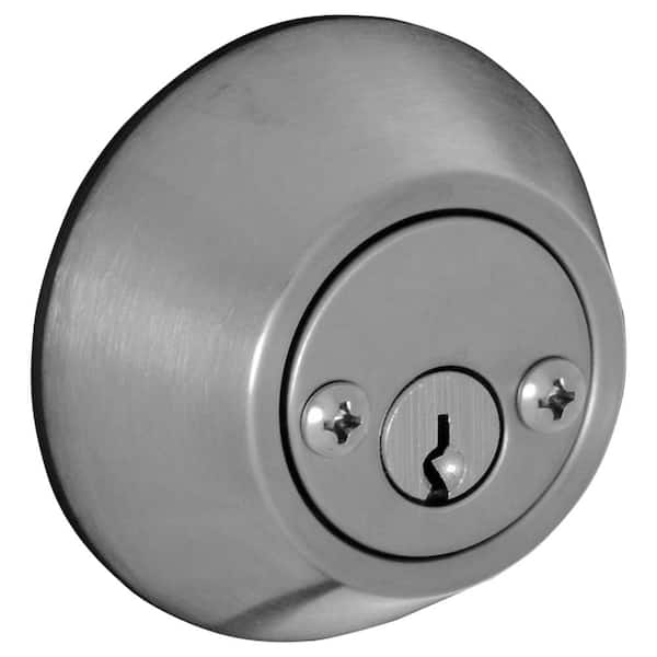 ESSENTIALS by Schlage Morrow Stainless Steel Keyed Entry Door