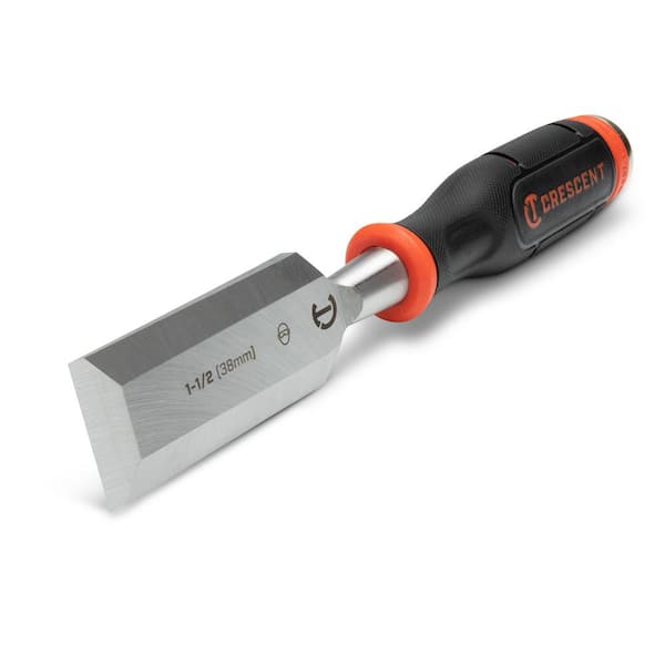 Crescent 1-1/2 in. Wood Chisel with Grip and Striking End Cap