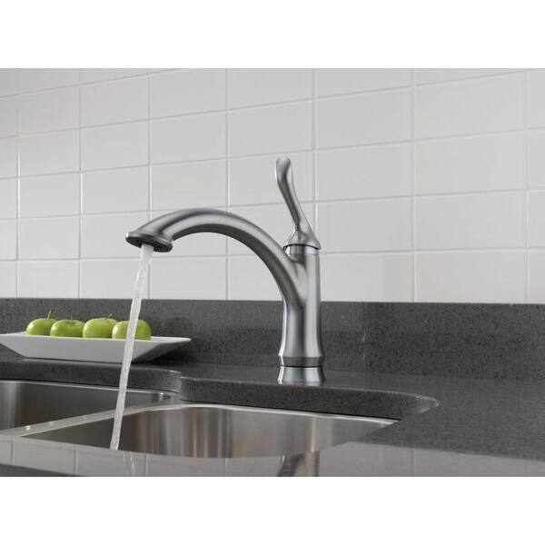 Delta Faucet RP60965AR Linden Single Lever Handle Kit with Button and Set Screw Arctic Stainless 