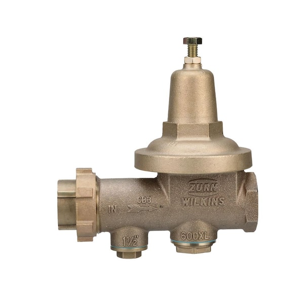 Wilkins 1-1/2 in. 600XL Pressure Reducing Valve with a spring