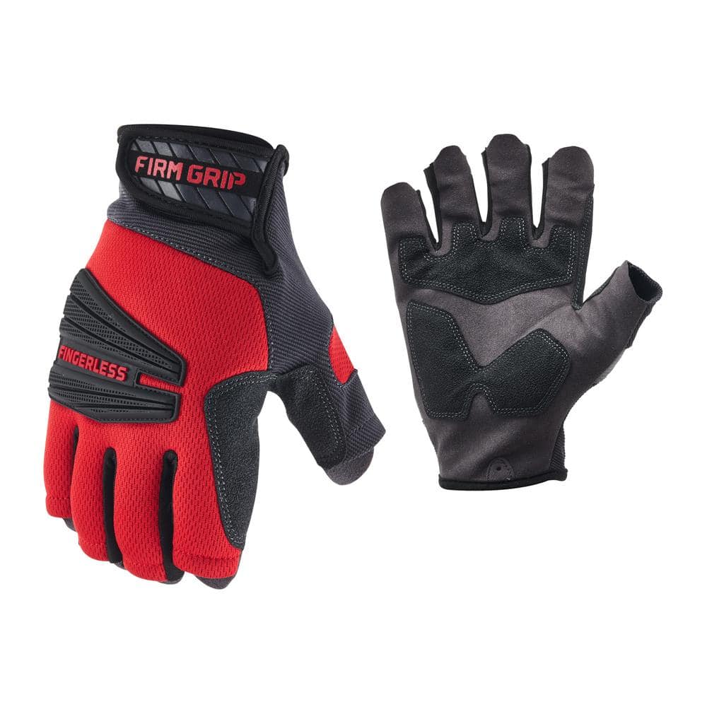 Box Partners GLV1016S Pro Material Handling Fingerless Gloves, Black -  Small - 2 Pairs per Ca, 1 - Kroger