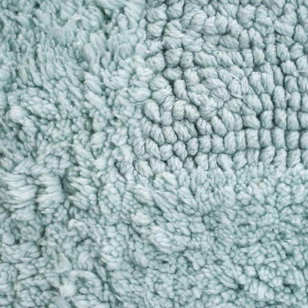 Somerset Home 100% Cotton Reversible Long Bath Rug - Seafoam