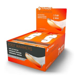Large White Disposable Insole Warmer (30-Pack)