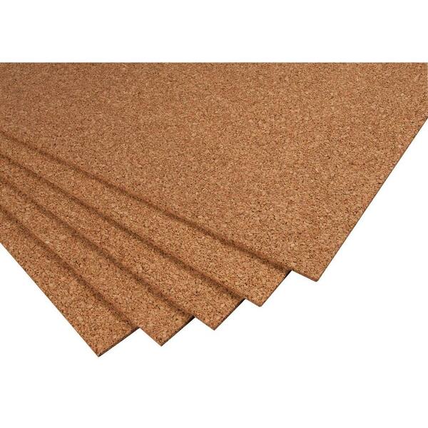 Cork Sheet with adhesive 48In X 25Ft X 3/32In Thick 