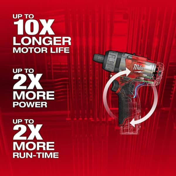 M12 FUEL 12V Lithium-Ion Brushless Cordless 1/4 in. Hex 2-Speed Screwdriver (Tool-Only)