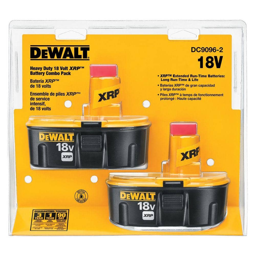 DEWALT 18V XRP Ni-Cd Rechargeable Batteries with Security Strap for .