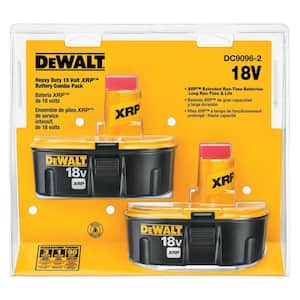 18V XRP Ni-Cd Rechargeable Batteries with Security Strap for DEWALT 18V Power Tools (2 Pack)