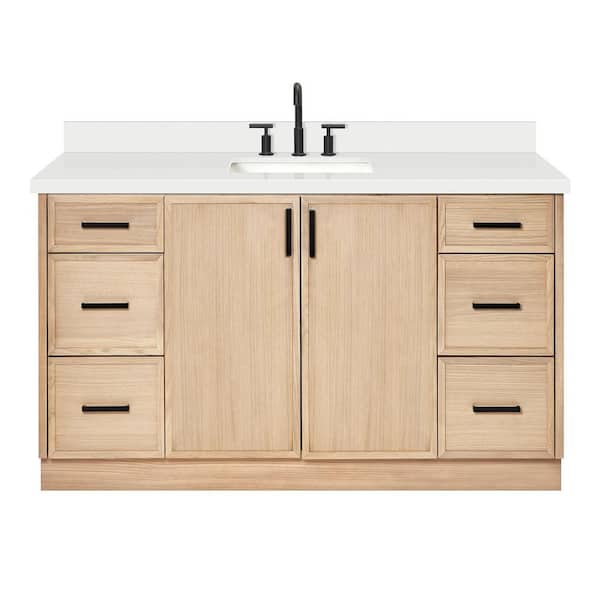 ARIEL Kelly 60 in. Single Sink Freestanding Bathroom Vanity in