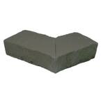 Sandstone 6.25 in. x 4.25 in. Gray Faux Stone Ledger Outside Corner (2-Pack)