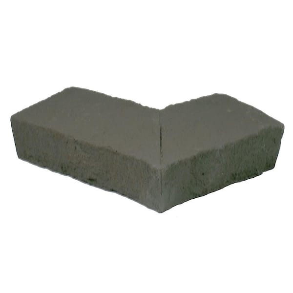 NextStone Sandstone 6.25 in. x 4.25 in. Gray Faux Stone Ledger Outside Corner (2-Pack)