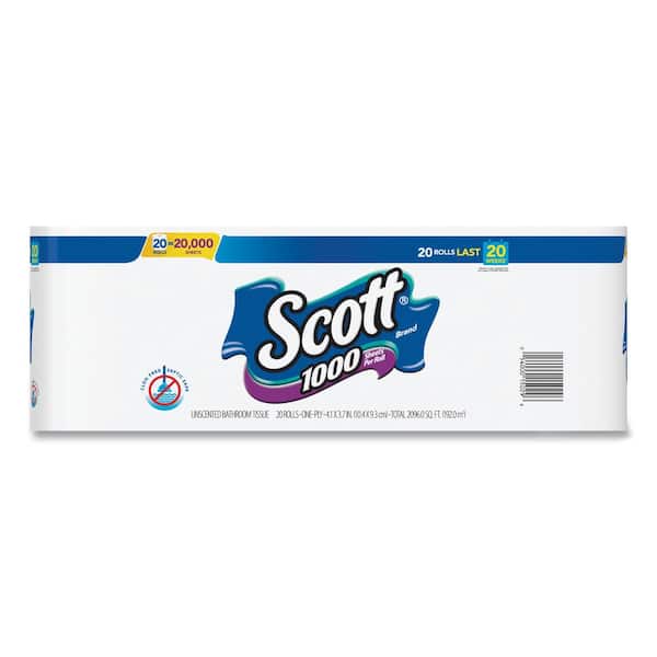 Scott Comfortplus Toilet Paper Bath Tissue, 12 Double Rolls : :  Health & Personal Care