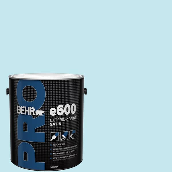 1 gal. #P480-1 Niagara Mist Satin Exterior Paint